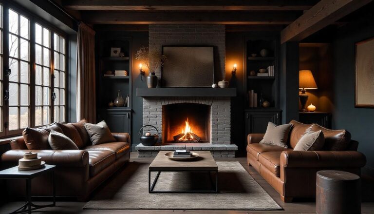 20 Dark Earthy Living Room Ideas