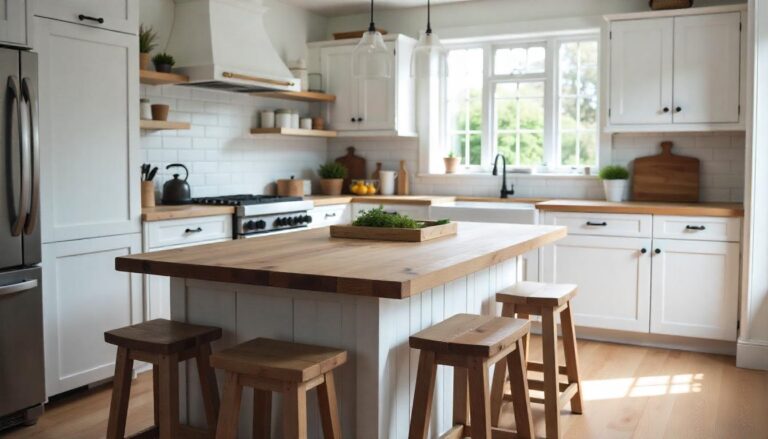 19 Farmhouse Kitchen Island Ideas