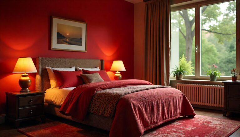 27 Red and Cheetah Bedroom Ideas