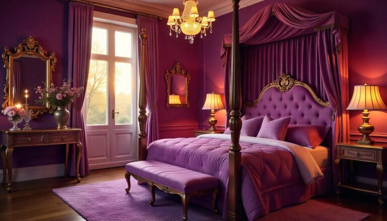 24 Purple Bedroom Aesthetic Ideas