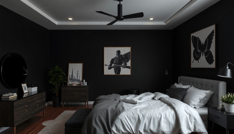 25 Black Bedroom Aesthetic Ideas