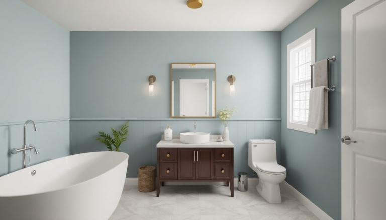 19 Color-Drenched Bathroom Ideas